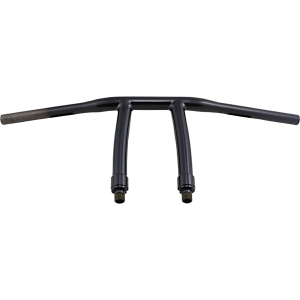 Todd's Cycle 31,8 mm (1-1/4") Club Handlebar 9" Rise Gloss Black ,TÜV