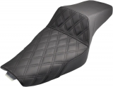 SADDLEMEN Step-Up Two-Up Sitzbank LS für Sportster (3.3 Gal.) 04-17, mit Gel-Core Tec.