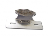 Sport Cateye LED Taillight, Chrome