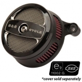 S&S Stealth Luftfilter-Kit für Dyna und Softail m.110 cui, CVO ab 2007 mit E-Prüfzeichen