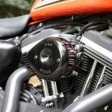 S&S Black Stealth Air Cleaner Cover MINI TEAR DROP für Stealth Luftfilter