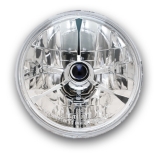 Jeweled 7" Headlight Insert, Clear
