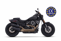 Rinehart 4.5" Slip-On Schalldämpfer für Harley-Davidson Softail Fat Bob M8, ECE Approved