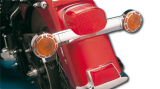 Turn Signal Mounting Bar Short Chrome