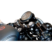 RSD GAUGE RE-LOCATOR MOUNT CAFE ANODIZED BLACK Sportster  ab 2007
