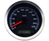 4" Tachometer Km/h für BT und Sportster Modelle 2004 bis 2013,schwarz