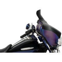 SPOILER WINDSHIELD FOR MEMPHIS SHADES BATWING FAIRING 6.5" DARK SMOKE