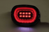 LED-Taillight With Smoke Lens And Black Reflector