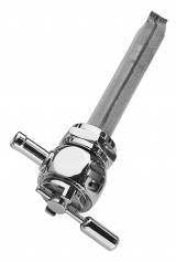 CHR HEXED OVAL FUEL VALVE 22MM