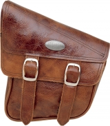 Schwingenarm-Tasche für Harley Davidson Softail Modelle in braun