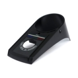 Dashcover 68-UP STYLE, Tachoabdeckung in schwarz für Harley-Davidson 68-90