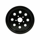 PULLEY COVER in Mattschwarz für Big Twin 82-99 mit 65T Pulley