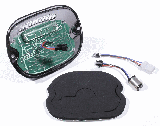LED Latestyle Lay-Down / Low-Profile Rücklichtglas getönt mit ECE für Harley Davidson Modelle 99-21
