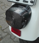 LED Latestyle Lay-Down / Low-Profile Rücklichtglas getönt mit ECE für Harley Davidson Modelle 99-21