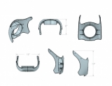 BURLY Outlaw Classic Cafe Fairing für 35-49mm Gabeln und 5-3/4" Scheinwerfer