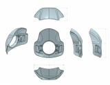 BURLY CAFE SPORT FAIRING für 35-49mm Gabeln und 5-3/4" Scheinwerfer
