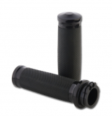 Tornado Billet Rubber Grips Black - 08-18 TBW Models