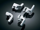 Driver Floorboard Relocation Brackets Touring 1997-2016