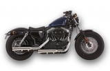 Falcon 2-2 slip on mufflers ABE,pol.s/s SPORTSTER XL1200X/C/L/N/R 06-/XL 883/C/L