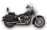 Falcon 2-2 slip on mufflers ABE,pol.s/s SOFTAIL FLSTC 06-16, FXSTB 06-09, FXSTC 07-10