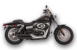 Falcon 2-2 slip on mufflers ABE black DYNA FXDF 08-16, FXDWG 10-16