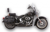Falcon 2-2 slip on mufflers ABE black SOFTAIL FLSTC 06-/FXSTB 06-09/FXSTC 07-10
