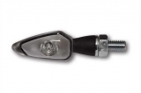 HIGHSIDER LED indicator STELLA, chromed metal housing, clear lens, short stem
