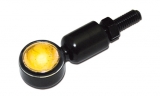 HI-Power LED indicator MC 1, alu black, clear lens