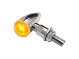 HI-Power LED indicator PB 2, alu housing, chromed, clear lens