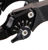 Good Guys Adjustable Lever Set, Black / Silver