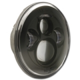 Speaker 7" LED Insert with Position Light, EU Version, Black