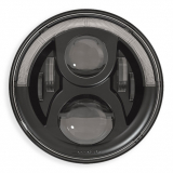 Speaker 7" LED Insert with Position Light, UK Version, Black