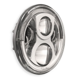 Speaker 7" LED Insert with Position Light, EU Version, Chrome