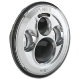 Speaker 7" LED Insert with Position Light, EU Version, Chrome