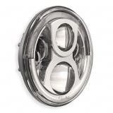 Speaker 7" LED Insert with Position Light, UK Version, Chrome