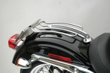 7" Solo Luggage Rack, Chrome  06-17 Dyna