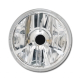 Wave Cut 4 1/2" Spotlight Insert, Clear, Black Dot