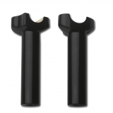 FORGED 3" STRAIGHT RISERS, BLK