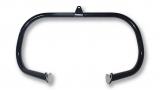Engine Guard Curved Black Front 00-17 FL Softail Models (Except Engine Footpeg Mount Kit)