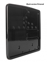 TB License Plate Frame Inside Plate, 18X20 cm, Black Matt