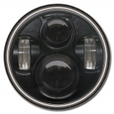 LED Insert 5 3/4" UK BLK.POS. L. E-Mark ( BLACK - 5 3/4" )