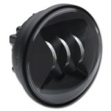 LED Insert 4 1/2" Fog BLK E-Mark ( BLACK - 4 1/2" )