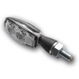 LED Turnsiganl BLAZE, chrome, clear lens