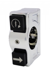 J-TECH 2 BUTTON SWITCH HSG RIGHT CHROME