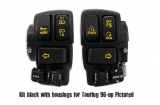 Complete Switch Housing Kit Black, Backlight, Standard ï96 up