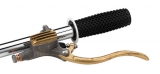 Deluxe clutch master cylinder 14mm bore in raw aluminum & brass