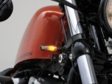 Daytona D-Light Turn Signal front&rear Black, Clear Lens