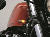 Daytona D-Light Turn Signal front&rear, Chrome, Clear Lens