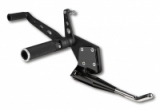 Forward controls 'Base Rubber' black Softail Evo,