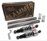 Burly Slammer Kit with chrome rear shocks